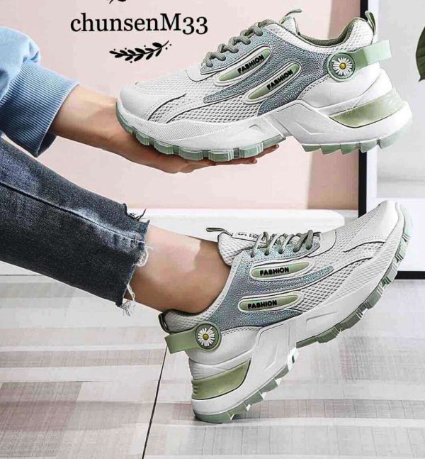 Chunky Lace-Up Sneakers - Image 3
