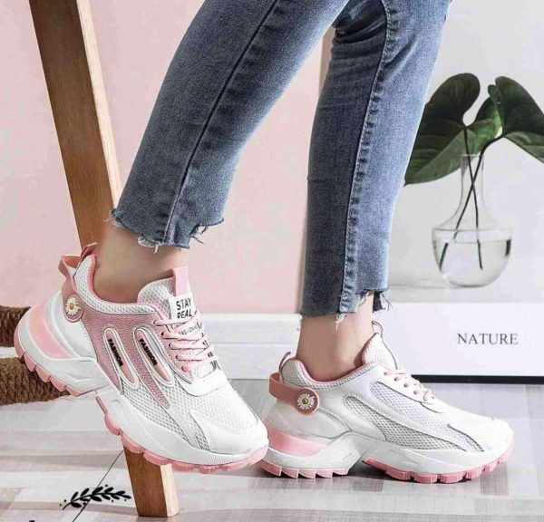 Chunky Lace-Up Sneakers - Image 6