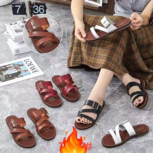 Ladies Flat Slit Summer Shoe
